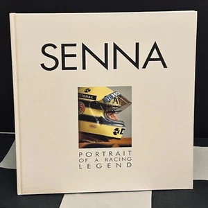 AYRTON SENNA PORTRAIT OF A RACING LEGEND BOOK McLAREN TOLEMAN LOTUS WILLIAMS F1 - Imagen 1 de 9