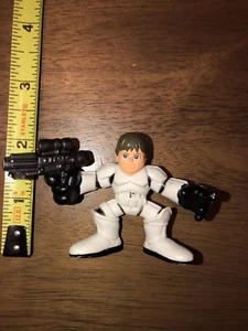2006 Star Wars Hasbro Galactic Heroes Han Solo als Stormtrooper 2" (4)@ - Bild 1 von 4