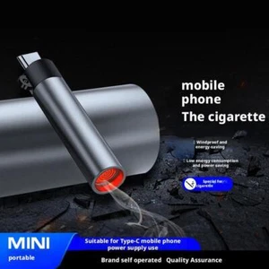 Electric For Lighter - USB C For Lighter, Flameless Windproof, A Men's R9G7 H6H1 - Zdjęcie 1 z 15