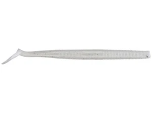 YUM Swim n' Dinger Paddle Tail Worm Finesse Soft Plastic 4” Pearl Silver Flake - Picture 1 of 1