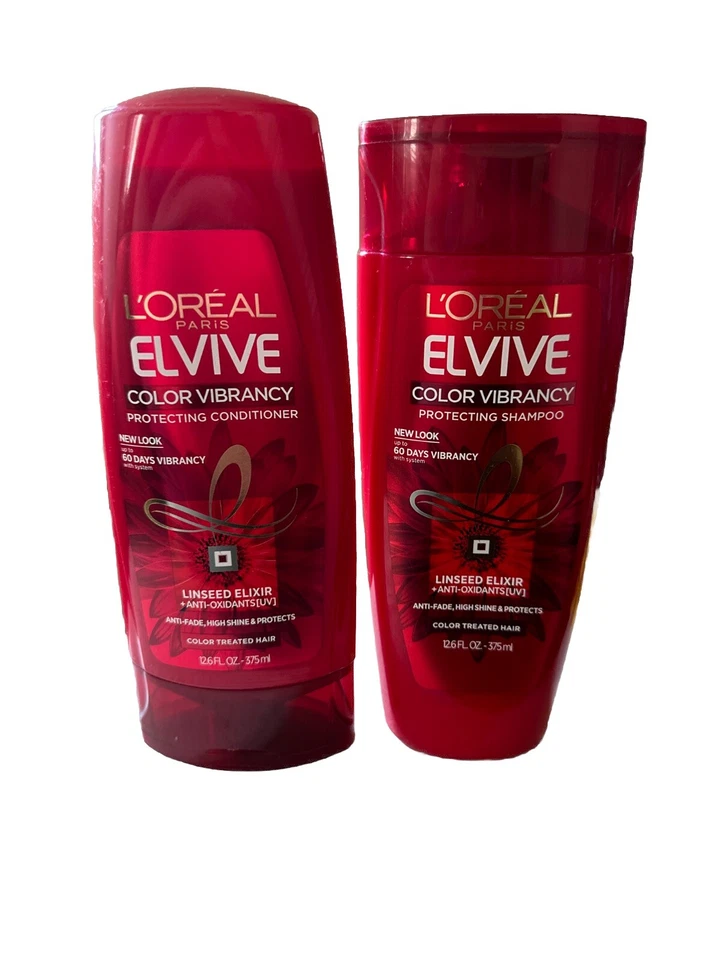 L’Oreal Paris Elvive COLOR VIBRANCY Shampoo & Conditioner-12.6oz. Set - Image 1 of 1