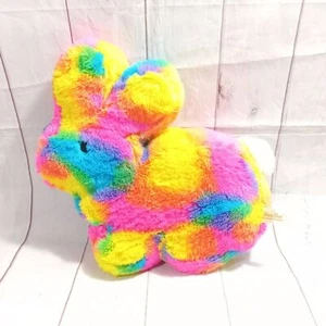 Dan Dee Rainbow Color Bunny Rabbit 17'' Stuff Animal Plush Pillow - Bild 1 von 8