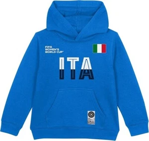 Outerstuff FIFA 2023 Women's World Cup Hoodie Italy blue little boys M-5/6 - Picture 1 of 4