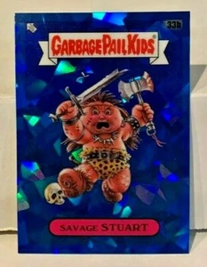 Savage Stuart 2020 Topps Garbage Pail Kids Sapphire Edition Refractor #33b - SP - Picture 1 of 2