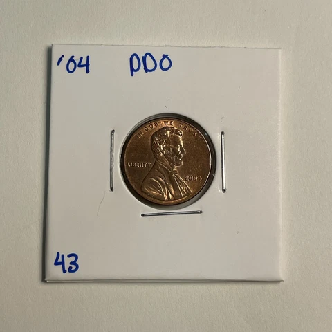 EXTREMELY RARE 2004 DDO Lincoln Cent Doubled Die Obverse Error Cover