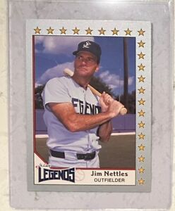 1990 Pacific Senior League #126 Jim Nettles Corrected - Rarer Than @$$hole Error