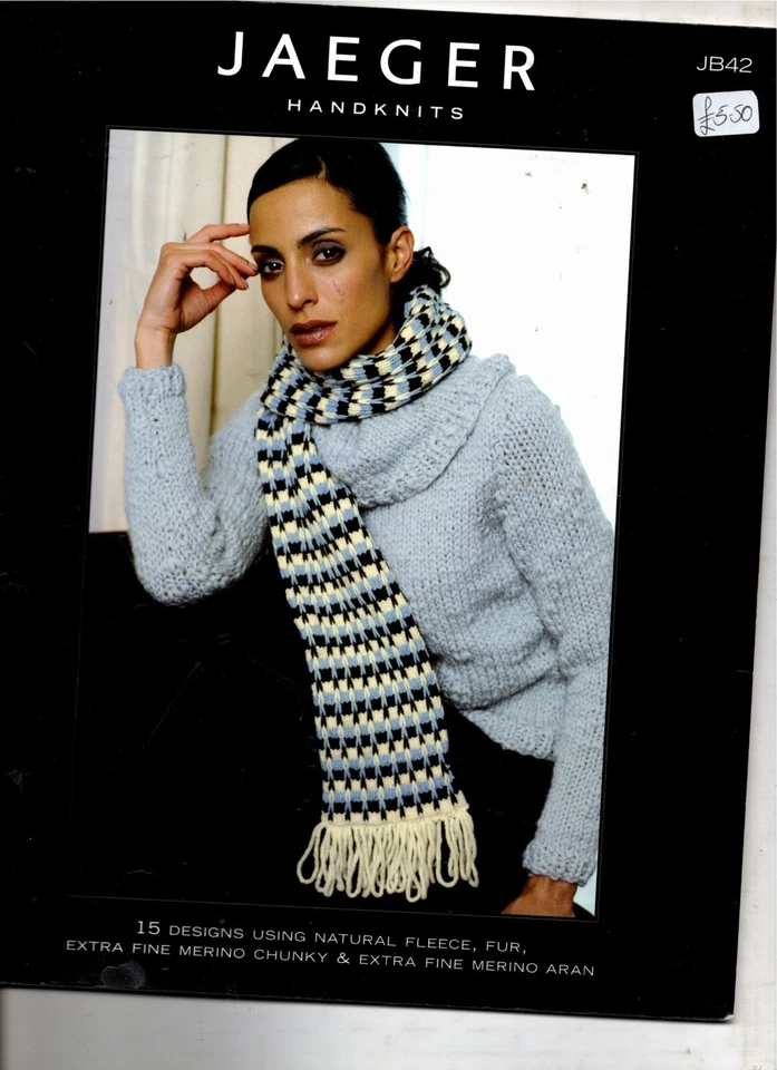 Jaeger handknits 15 designs various clothing items 35 pages knitting patterns - Image 1 of 1