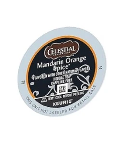Keurig Celestial Seasonings Mandarin Orange Spice Tea K-cups 24 Count ❗ - Picture 1 of 1