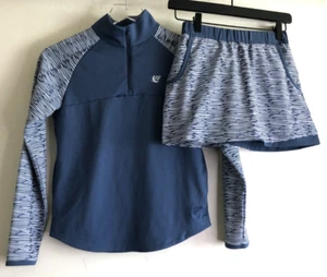 Turtles & Tees Girls Sz Med Skort & Sz Large LS 1/4 Zip Pullover Top Golf Set - Picture 1 of 18