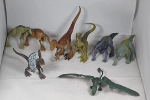 Jurassic World Attack Pack Dinosaurs Bundle X8 Toy Figures 2017 Mattel - Picture 1 of 13