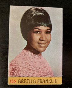 1968 Panini Singers # 155 Aretha Franklin New Bisvalida Rare Figure