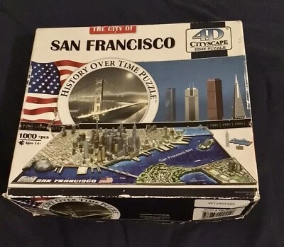 Leer descripción — Rompecabezas paisaje urbano 4D historia de San Francisco 1094 piezas Foto 1 de 4
