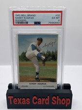 1962 Bell Brand #32 Sandy Koufax Los Angeles Dodgers PSA 6