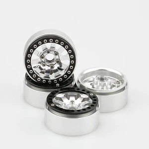 ALIENTAC Four(4) 1.9" Wide 1" Alloy Beadlock Wheel Rim for 1/10 RC Model #034 - Picture 1 of 5