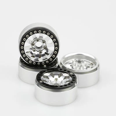 ALIENTAC Four(4) 1.9" Wide 1" Alloy Beadlock Wheel Rim for 1/10 RC Model #034 - Image 1 of 4