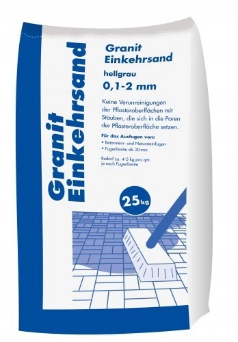 Granit Einkehrsand hellgrau 0,1 - 2,0 mm 25kg  - Bild 1 von 1