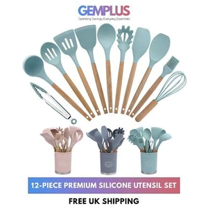 GEM+ | Premium 12-teiliges Koch- & Backutensilien-Set Silikon Antihaft BPA-FREI - Bild 1 von 12