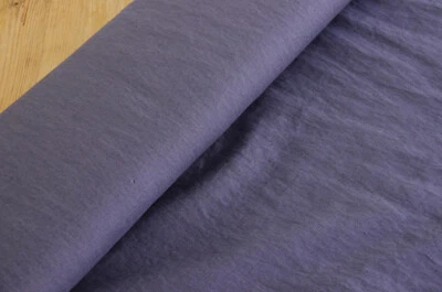 Washed Linen - 100% Leinen JEANS - Stoff Meterware leicht ** 50 cm x 135 cm ** - Bild 1 von 2