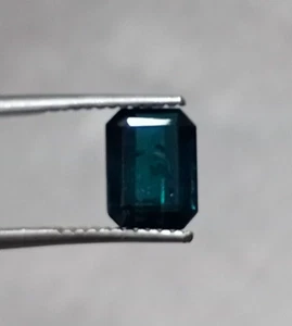 2 Carat Natural Cut Indico Blue Color Tourmaline Loose Gemstone From Afghanistan - Picture 1 of 11