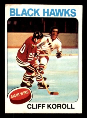 1975 Topps Hockey #139 Cliff Koroll VG/EX - Image 1 of 2