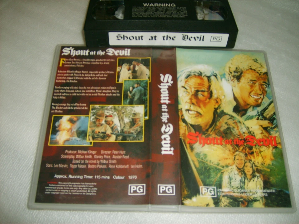 SHOUT AT THE DEVIL(1976) - 1990's VHS Issue - Lee Marvin:Roger Moore Thriller S2 - Image 1 of 1