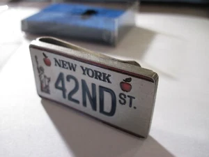   New York 42 nd Street Logo Zinn Geldklammer  - Bild 1 von 4