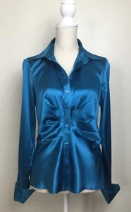 Austin Reed Button Down Blouse Top Long Sleeve Size 6 - Picture 1 of 4