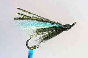 1 x mouche Saumon FAIRY DOUBLE hook salmon fly fliegen steelhead hairwing lachs - Photo 1/1