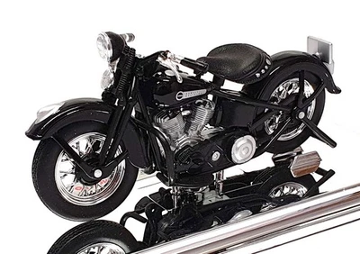 Maisto 1/18 Scale 39360 - 1948 Harley Davidson FL Panhead - Black - Image 1 of 4