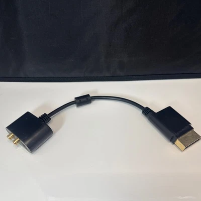 Xbox 360 HD And Analog AV Audio Adapter Black RCA Cable  - Image 1 of 4