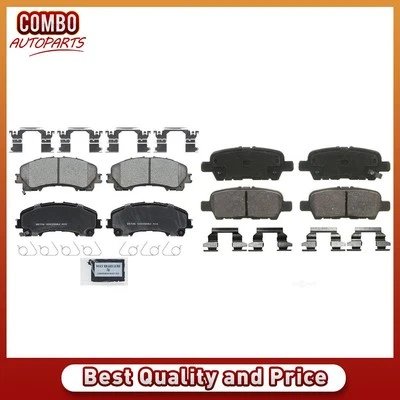 Juego de pastillas de freno de disco delanteras traseras para Infiniti Q50 2015-2018 Foto 1 de 4