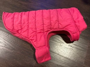 Top Paw Fleece-Lined Puffer Jacket Vest - Berry Pink, Size L - Picture 1 of 3