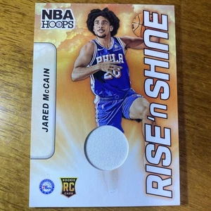 Jared McCain NBA Hoops Rookie Rise ‘n Shine Mem 2024-25 Panini Hoops Basketball - Picture 1 of 5
