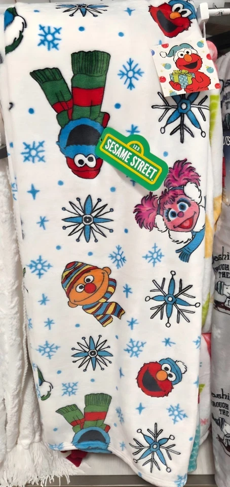 Manta de invierno de copo de nieve Sesame Street 50x70 nueva con etiquetas Foto 1 de 1