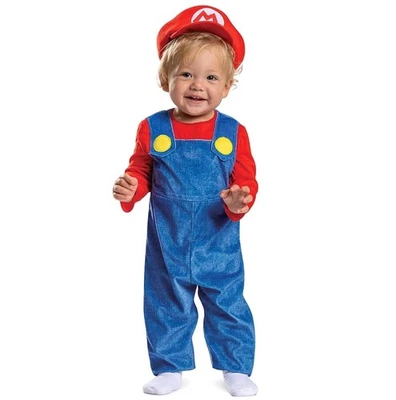 Nintendo Super Mario Bros. Mario Halloween Costume 12 - 18 Months Infants Baby's - Image 1 of 4