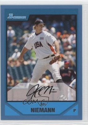 2007 Bowman Draft Prospects Futures Game Blue /399 Jeff Niemann #BDPP83 - Image 1 of 2
