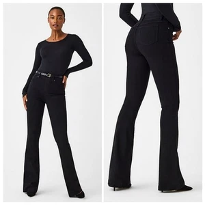 SPANX SPANXshape EveryWear Black Flare Jeans Size Medium - Picture 1 of 14
