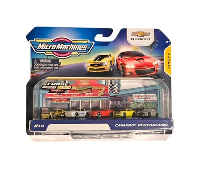 Micro Machines Chevy Camaro Generations Ultra Rare Gold Chase Series 6 Chevrolet - Image 1 of 2