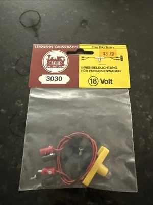 Kit de iluminación interior LGB 3030 escala G coche de pasajeros 18 voltios nuevo Foto 1 de 2