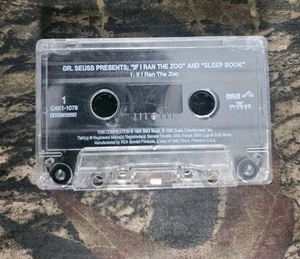 Dr. Seuss If I Run The Zoo & Sleep Book Cassette Tape - Picture 1 of 3