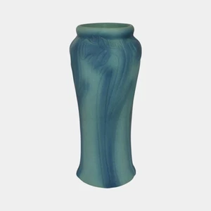 Van Briggle 1920s Vintage Arts Pottery Blue Ceramic Daffodil Vase 738 - Picture 1 of 6