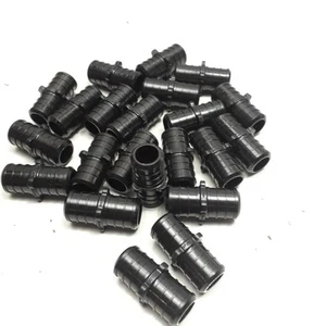 Welday (22pc) 3/4" × 3/4" Pex Crimp Poly Coupling. For 3/4" Nominal Pex Pipe. - Picture 1 of 4