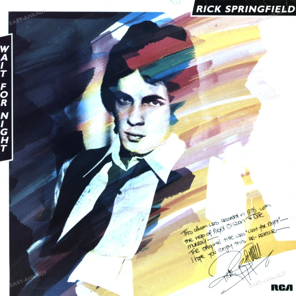 Rick Springfield - Wait For Night LP 1976 (VG/VG) .* - Image 1 of 1