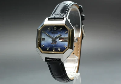 Капитальный ремонт * Exc + 5 * 1972 King Seiko Vanac 5246-5020 синий 35 мм мужские часы AT Японии - Изображение 1 из 4