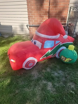 Lightning McQueen Disney Cars 3 Inflatable 6ft Christmas Decor Foto 1 de 4