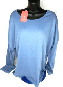 WEACZZY Sweater Womens XL Waffle Knit Pullover Stretch Casual Top Long Sleeve - Picture 1 of 9