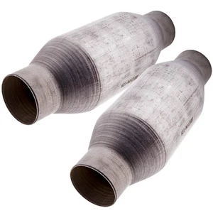 Universal Catalytic Converters 2.25 in Inlet / Outlet 11 in Round Body 410225 - Picture 1 of 13