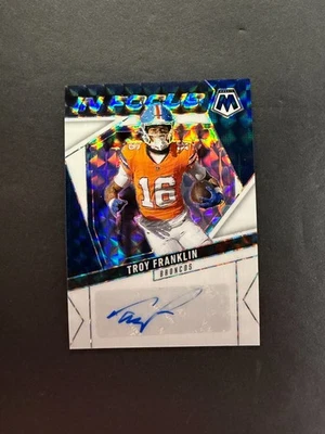 Troy Franklin 2025 Panini Mosaic In Focus Auto /25 #IFS-TFN - Image 1 of 2