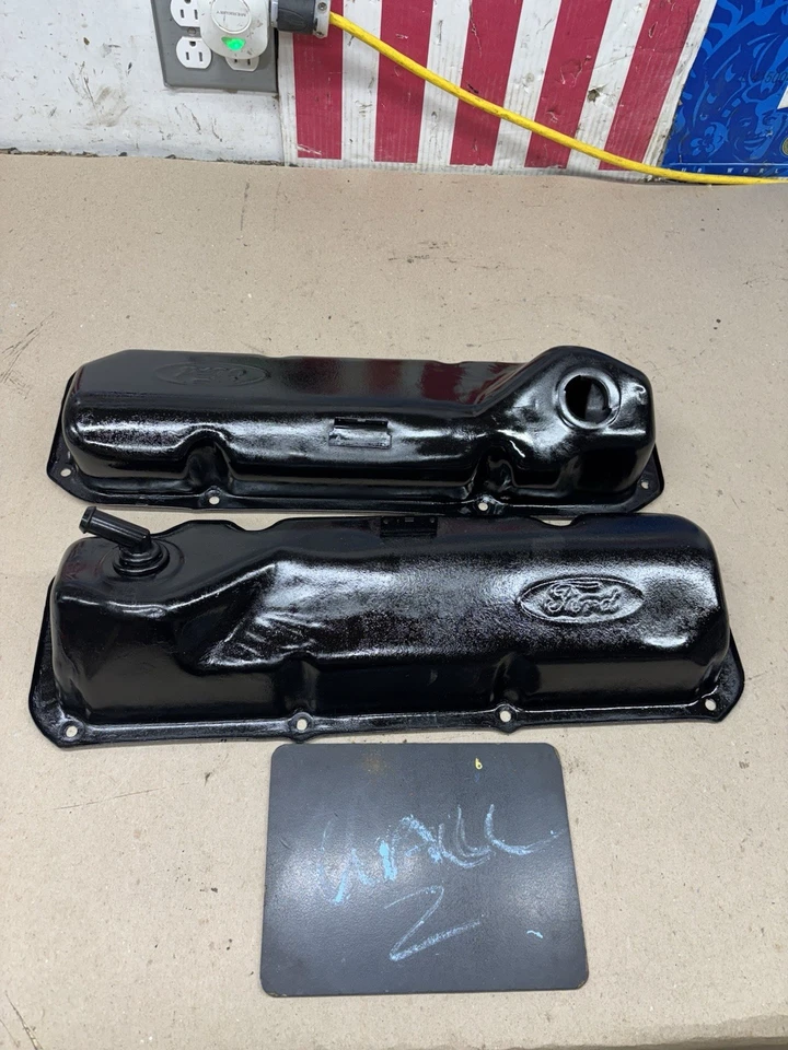 Original Ford 351M 351C 400 ENGINE VALVE ROCKER COVER COVERS OEM F150 F250 351 - Image 1 of 4