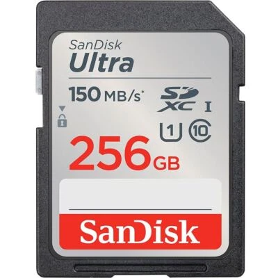 SanDisk Ultra SDXC Memory Card 150MB s UHSI Class 10 256GB  SDSDUNC-256G-GN6IN - Image 1 of 3